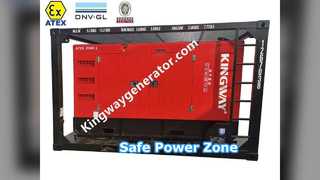 เครื่องกำเนิดไฟฟ้าป้องกันการระเบิด Zone T ดีเซล