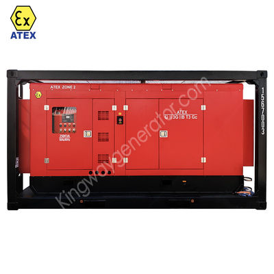 โซน Atex 1 โซน 2 ระเบิดกัน 1250KVA เครื่องกําเนิดดีเซลที่ปลอดภัยกับกรอบยก DNV2.7-1 สําหรับสนามน้ํามันและก๊าซ