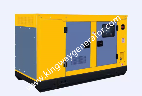 สีเหลืองสดใส 120KW Cummins 150 KVA เครื่องกำเนิดไฟฟ้าสำหรับเครื่องปรับอากาศภายในบ้าน