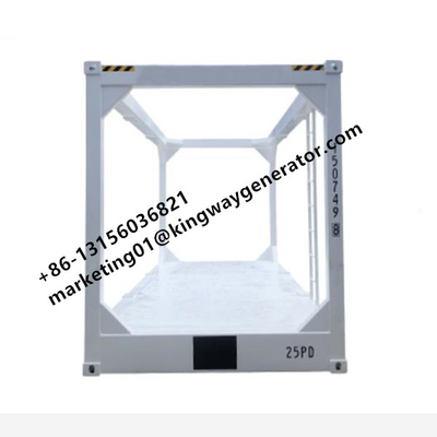 การจัดส่งสินค้าด้วยสังกะสีแบบกำหนดเอง DNV 2.7-1 ตู้คอนเทนเนอร์นอกชายฝั่ง Frame Lifting Skid 20ft