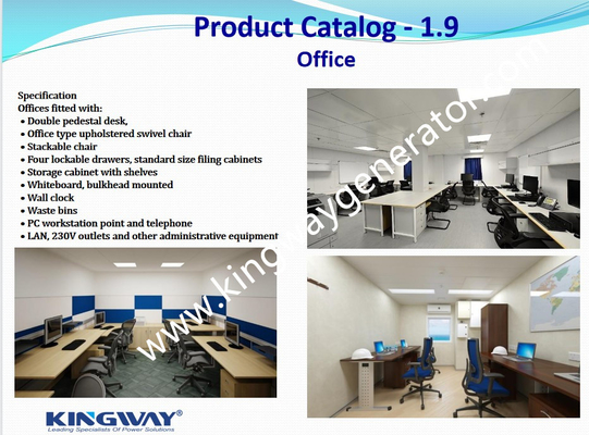 สำหรับการขนส่งทางวิศวกรรมนอกชายฝั่ง DNV 2.7-1 คอนเทนเนอร์นอกชายฝั่งสำหรับห้องนั่งเล่น