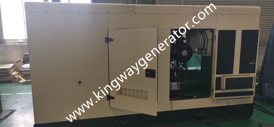 CE Kingway คุณภาพสูง 90KW NG Natural Gas Generator ขับเคลื่อนการบริโภคต่ำโดย Cummins Engine