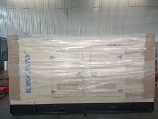 250KVA ก๊าซธรรมชาติ Cummins 200kw เครื่องกำเนิดไฟฟ้าเงียบสำหรับปั๊มความร้อนแก๊สเครื่องปรับอากาศ