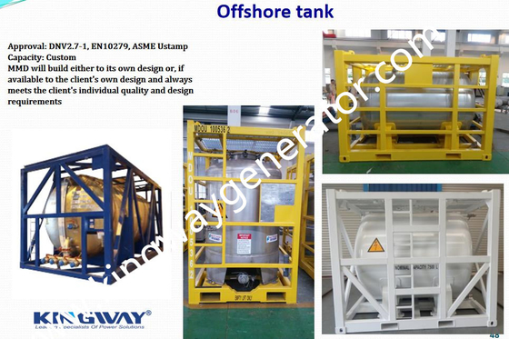 โครงยกตู้คอนเทนเนอร์สำหรับขนย้ายตู้คอนเทนเนอร์ DNV สำหรับเครื่องกำเนิดไฟฟ้านอกชายฝั่ง