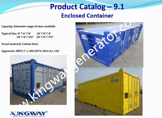 CSC Double Certified DNV 2.7-1 คอนเทนเนอร์นอกชายฝั่ง 10ft 20ft