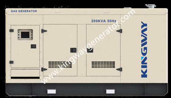 CE Kingway คุณภาพสูง 90KW NG Natural Gas Generator ขับเคลื่อนการบริโภคต่ำโดย Cummins Engine