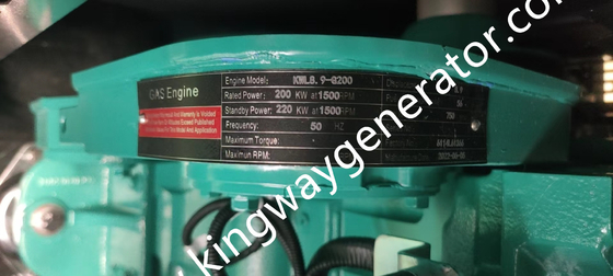 CE Kingway คุณภาพสูง 90KW NG Natural Gas Generator ขับเคลื่อนการบริโภคต่ำโดย Cummins Engine