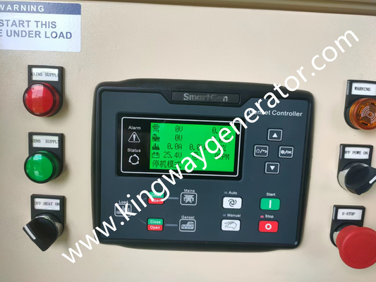 CE Kingway คุณภาพสูง 90KW NG Natural Gas Generator ขับเคลื่อนการบริโภคต่ำโดย Cummins Engine