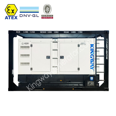 Kingway ATEX Certified Zone 2 60Hz เครื่องกำเนิดไฟฟ้าดีเซล Silent Explosion Proof