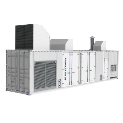 คิงเวย์ 200KVA คัมมินส์ เครื่องยนต์ เครื่องกําเนิดก๊าซธรรมชาติเงียบ