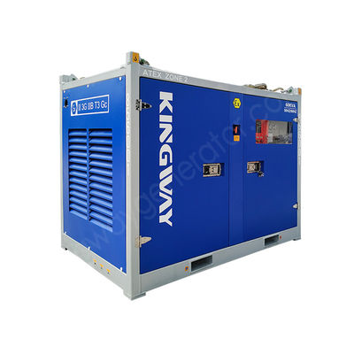 ชุดเครื่องกำเนิดไฟฟ้าป้องกันการระเบิดสำหรับเรือขนาด 100 kVA ที่ได้รับการรับรอง ATEX Zone 2 พร้อมตู้คอนเทนเนอร์นอกชายฝั่ง DNV 2.7-1