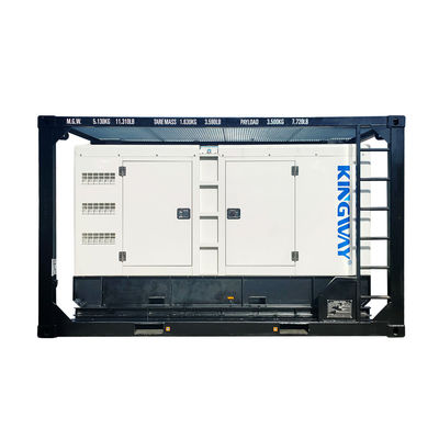 ชุดเครื่องกำเนิดไฟฟ้าป้องกันการระเบิดสำหรับเรือขนาด 100 kVA ที่ได้รับการรับรอง ATEX Zone 2 พร้อมตู้คอนเทนเนอร์นอกชายฝั่ง DNV 2.7-1
