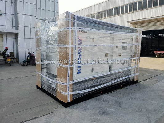 เครื่องกําเนิดไฟฟ้าดีเซลกันเสียง 400v 50hz 3 Phase 4 เครื่องกําเนิดไฟฟ้าสายไฟฟ้า diesel Genset กันเสียง