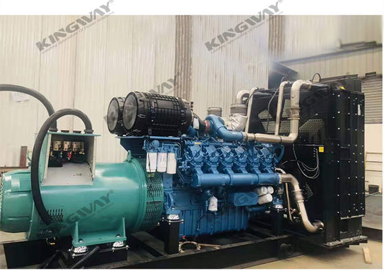 เครื่องกําเนิดไฟฟ้าดีเซลแบบ Super Silent Canopy 30kva ถึง 500kva 400v 50hz 3 ช่วง 4 สายไฟฟ้าดีเซล
