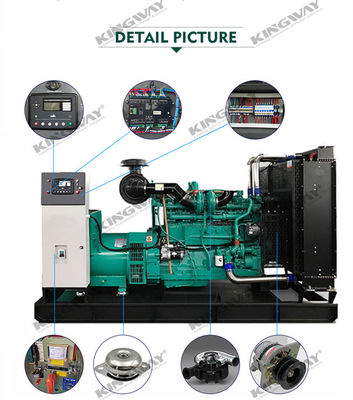 เครื่องกําเนิดไฟฟ้าดีเซลแบบ Super Silent Canopy 30kva ถึง 500kva 400v 50hz 3 ช่วง 4 สายไฟฟ้าดีเซล