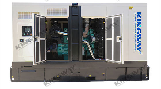 เครื่องกําเนิดไฟฟ้าดีเซลแบบ Super Silent Canopy 30kva ถึง 500kva 400v 50hz 3 ช่วง 4 สายไฟฟ้าดีเซล