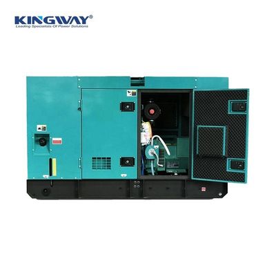 CE 50HZ 1500RPM พลังงานสามเฟส 80KVA 64KW เครื่องกําเนิดดีเซลกันเสียง