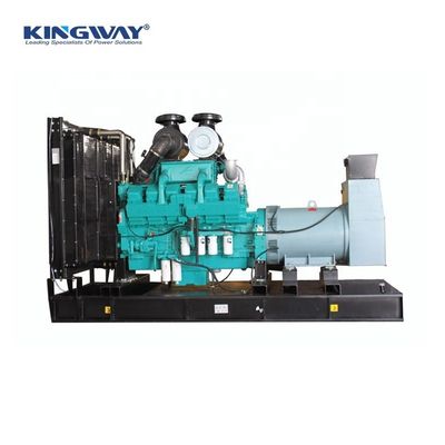 CE 60HZ 1800RPM พลังงานสามเฟส 438KVA 350KW เครื่องกําเนิดดีเซลกันเสียงสําหรับโรงแรมและบ้าน