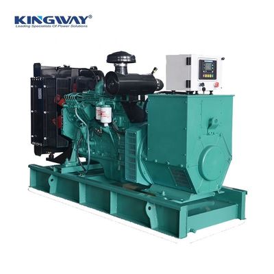 CE 60HZ 1800RPM พลังงานสามเฟส 438KVA 350KW เครื่องกําเนิดดีเซลกันเสียงสําหรับโรงแรมและบ้าน