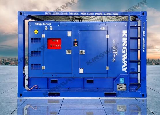 3phase DNVGL 2.7-1 skid frame ATEX การรับรอง 260 CFM 425CFM พื้นที่บนทะเล