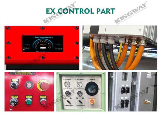 จําหน่าย 400v 50hz 3 ช่วง 4 สาย 300kva เครื่องยนต์ดีเซล ex-proof ATEX โซน 2 ราคา dnvooffshore เครื่องกําเนิด