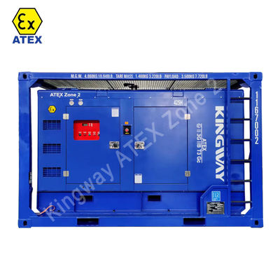โซน Atex 1 โซน 2 ระเบิดกัน 1250KVA เครื่องกําเนิดดีเซลที่ปลอดภัยกับกรอบยก DNV2.7-1 สําหรับสนามน้ํามันและก๊าซ