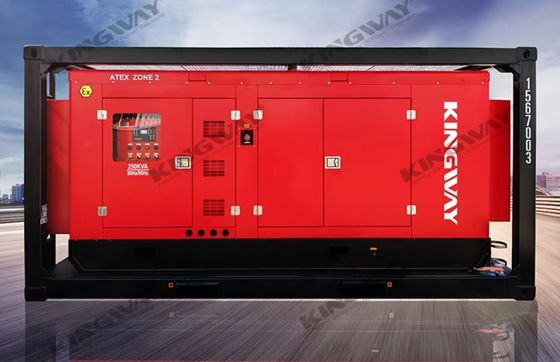 ATEX โซน II 3 ขั้นตอน น้ํามันก๊าซสนาม ไดเซลเจเนอเรเตอร์ชุด 60KVA ระเบิดกันดีเซลเจเนอเรเตอร์กรอบเครื่องบูรณาการ