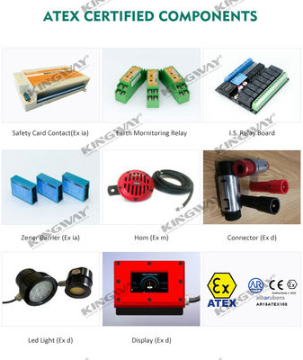 60 kva Atex โซน 2 IIB อุณหภูมิ T3 ไดเซลเจเนอเรเตอร์ อัลเตอร์เนเตอร์ IP55 กันระเบิด ด้วย DNV 2.7-1