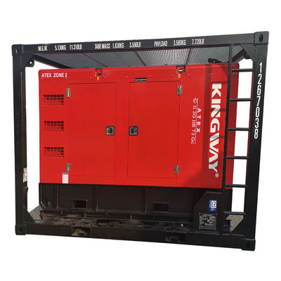 การรับรอง ATEX 3phase 200kw 250kva zone2 เครื่องกําเนิดดีเซลที่กันระเบิด DNVGL 2.7-1 เครื่องรับรองพลาตฟอร์มสกิด