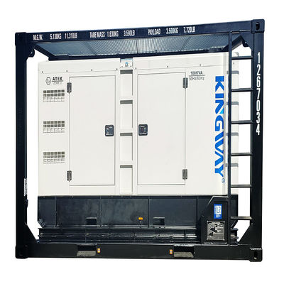 การรับรอง ATEX 3phase 200kw 250kva zone2 เครื่องกําเนิดดีเซลที่กันระเบิด DNVGL 2.7-1 เครื่องรับรองพลาตฟอร์มสกิด