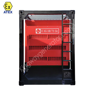 โซน Atex 1 โซน 2 เครื่องผลิตดีเซลกันระเบิด 150kva พร้อมกรอบยก DNV2.7-1 สําหรับแพลตฟอร์มน้ํามันและก๊าซ