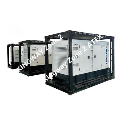 20KVA ATEX โซน 2 ATEX เครื่องกําเนิดกันระเบิด สําหรับอุตสาหกรรมน้ํามันและก๊าซ