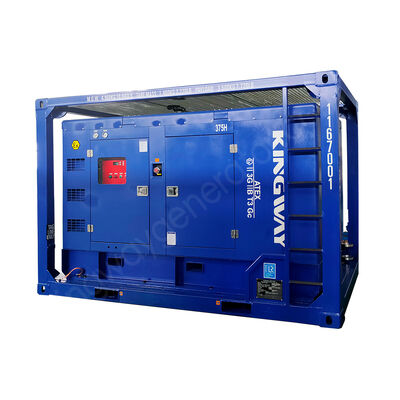 185CFM 6.9Bar กันระเบิด ATEX โซน 2 เครื่องยนต์ดีเซล เครื่องดับอากาศ Sullair พร้อมกรอบยก DNV2.7-1