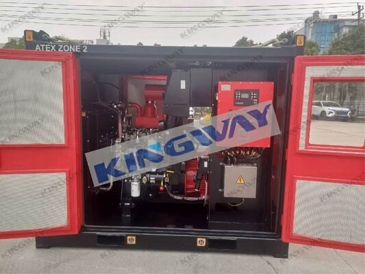 เครื่องกําเนิดเครื่องยนต์ดีเซล ATEX เขต 2 กันระเบิด 75kVA พร้อมกรอบยก DNV2.7-1
