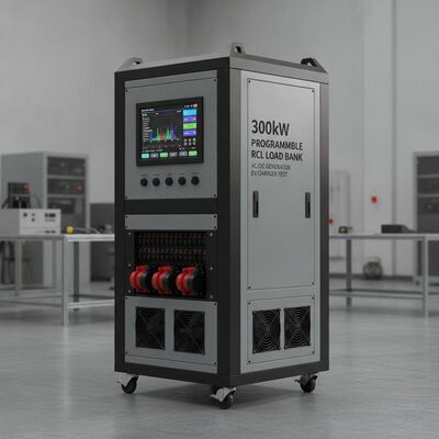 300kW Programmable RCL Resistive Inductive Capacitive Load Bank with Touch Screen AC DC Generator EV Charger Test