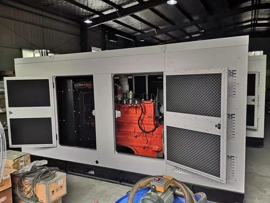 เครื่องกำเนิดก๊าซธรรมชาติเงียบ 320KW สำหรับเครื่องยนต์แก๊ส Kingway ในบ้าน