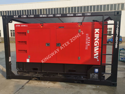 150KVA ATEX โซน 2 T3 เครื่องกําเนิดดีเซลกันระเบิด