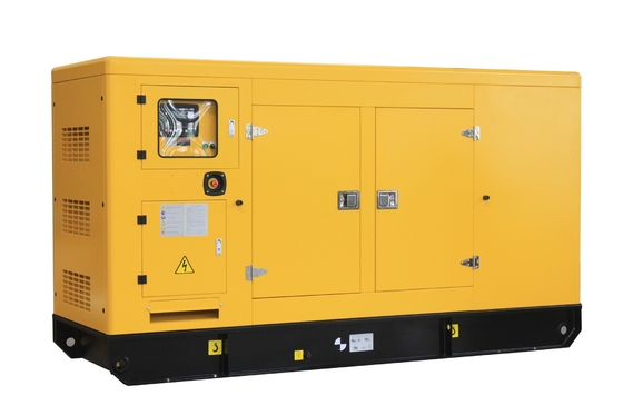375KVA 300KW 3 เฟส Perkins เครื่องยนต์ Silent เครื่องกำเนิดไฟฟ้าดีเซลขับเคลื่อน ATS