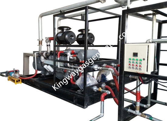 เครื่องกำเนิดก๊าซธรรมชาติขนาด 650KW ที่กำหนดเองพร้อมความร้อนและพลังงานร่วม CHP
