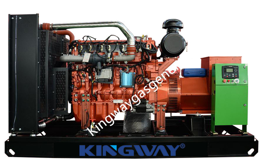 CE Kingway คุณภาพสูง 90KW NG Natural Gas Generator ขับเคลื่อนการบริโภคต่ำโดย Cummins Engine