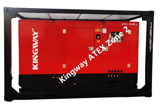 เครื่องกำเนิดไฟฟ้าดีเซลเงียบกันระเบิด Kingway 300KVA อุปกรณ์ ATEX โซน 2