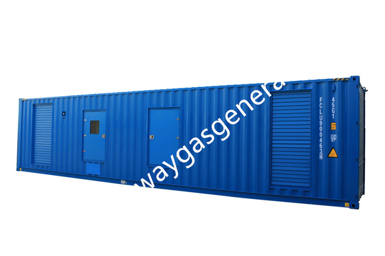 3 เฟส Mitsubishi Engine Container เครื่องกำเนิดไฟฟ้าดีเซล 600KW 750KVA