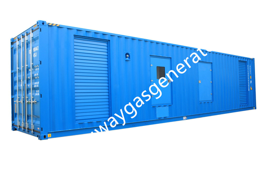 3 เฟส Mitsubishi Engine Container เครื่องกำเนิดไฟฟ้าดีเซล 600KW 750KVA