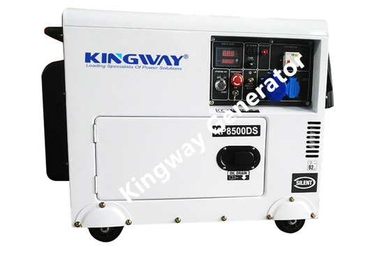 ระบายความร้อนด้วยน้ำ 3 เฟส 50hz 1500rpm Silent Diesel Portable Generator Set 8KVA 12Hp