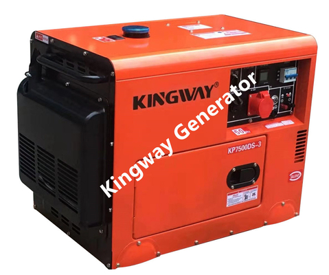 10KW Silent Small Mobile Natural Gas Generator ชุดไฟฉุกเฉิน