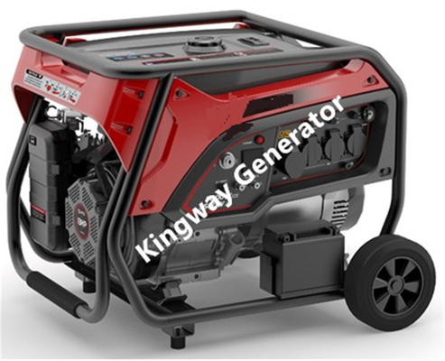เครื่องกำเนิดไฟฟ้าแบบพกพาสีส้มชุดเครื่องกำเนิดไฟฟ้าเงียบ 8KVA 12Hp