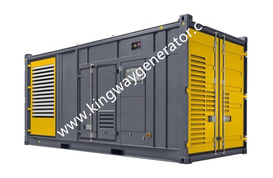 3 เฟส Mitsubishi Engine Container เครื่องกำเนิดไฟฟ้าดีเซล 600KW 750KVA