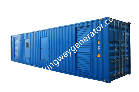 750KVA 600KW Containerization Silent Cummins เครื่องกำเนิดไฟฟ้าดีเซลสำหรับการก่อสร้าง