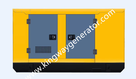 สีเหลืองสดใส 120KW Cummins 150 KVA เครื่องกำเนิดไฟฟ้าสำหรับเครื่องปรับอากาศภายในบ้าน