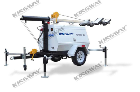 1500RPM 1800RPM 15KW เครื่องกำเนิดไฟฟ้าดีเซลติดรถพ่วงนอกใช้